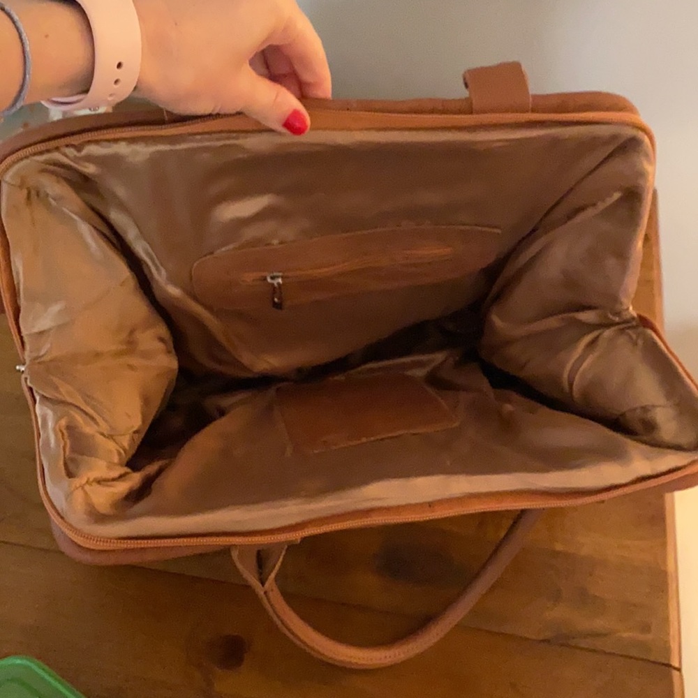 Leather Weekender - image 3